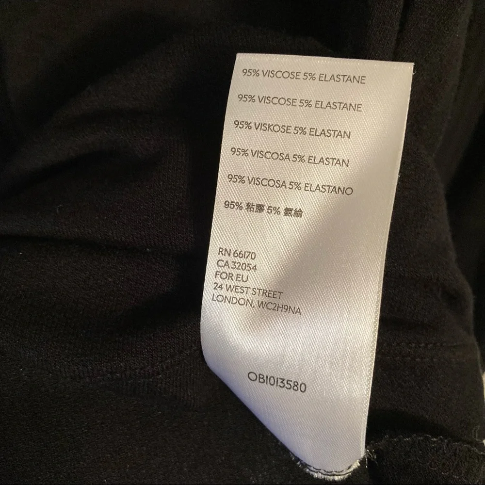 NWT Free People Bell Sleeve Top | Black Off the Shoulder - Picture 9 of 9